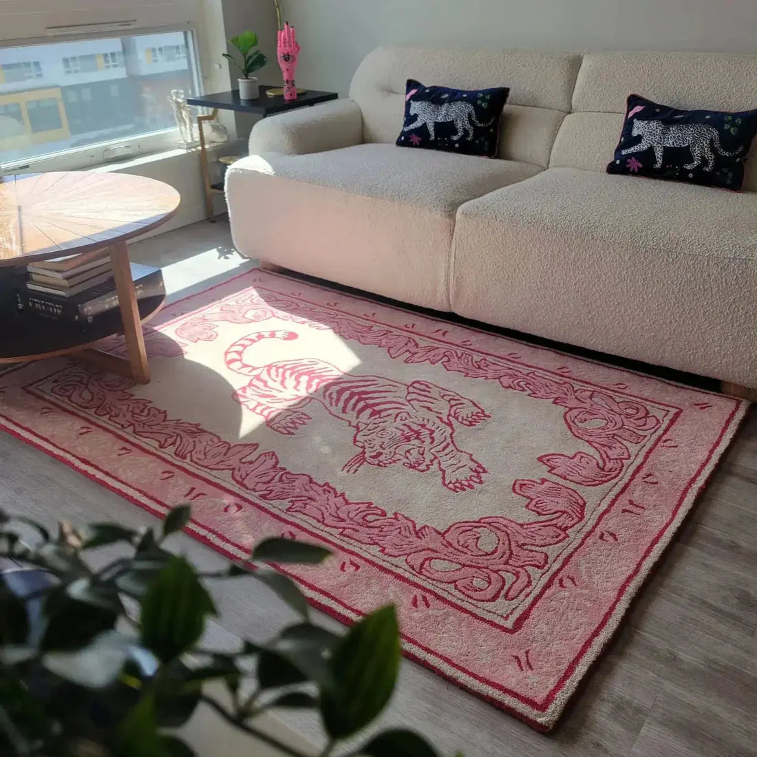 Pink Prowess Tiger Rug Rugverse