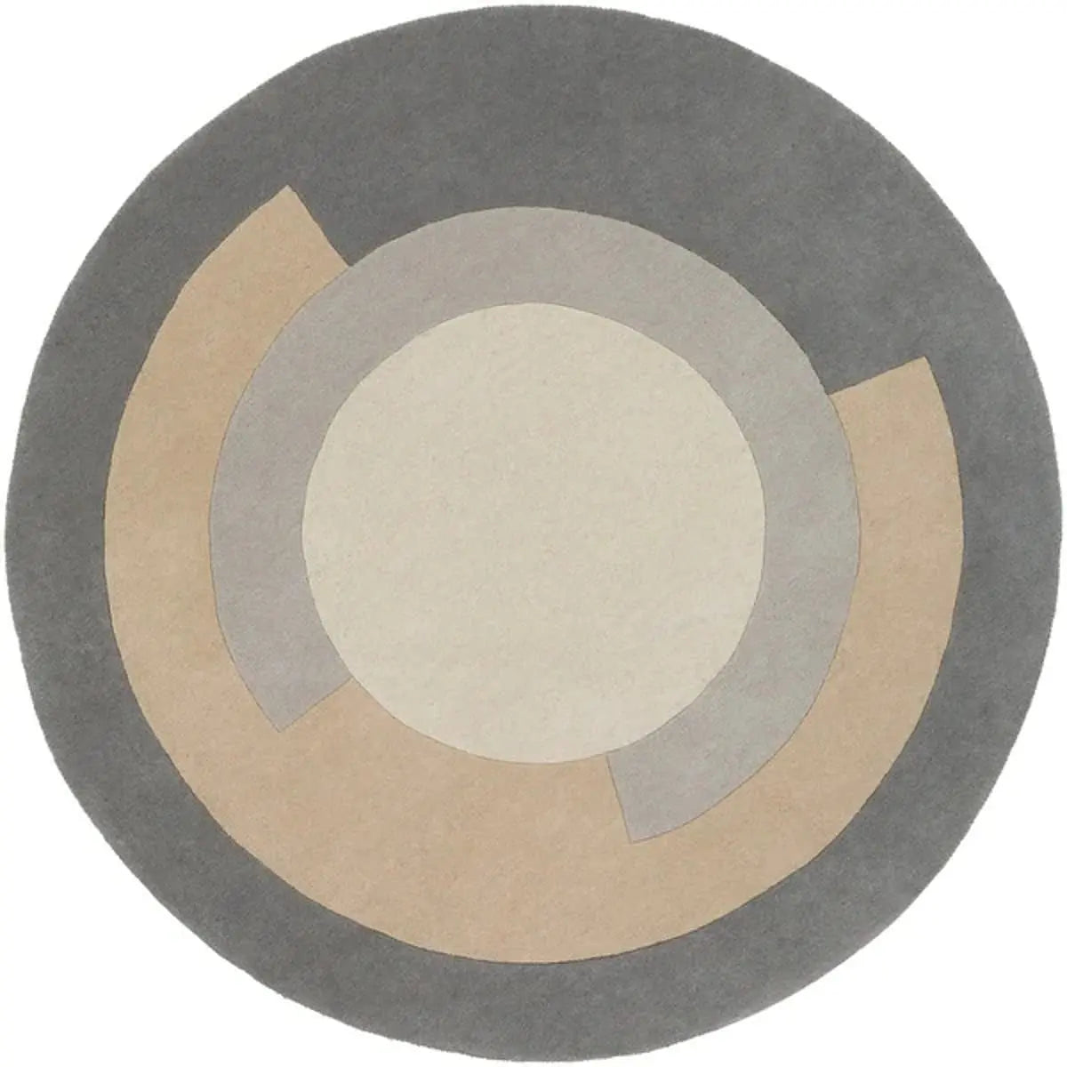 Circluxe Round Hand Tufted Carpet & Rug Rugverse