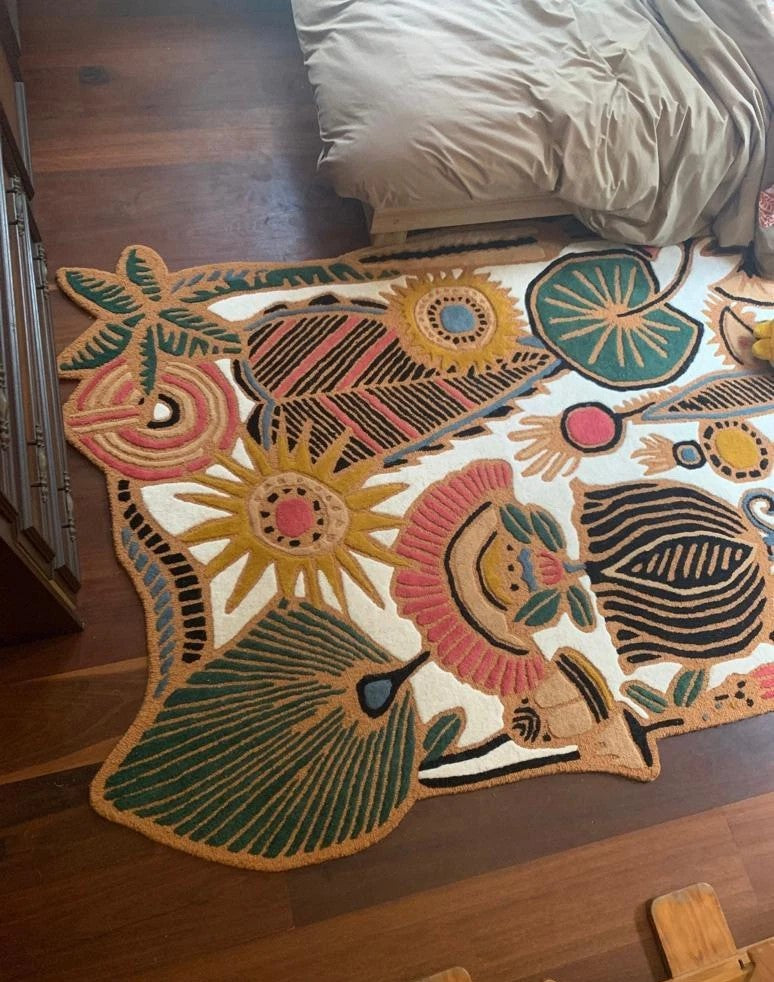 Loloi optimism Ivory/Beige Floral Rug Carpets