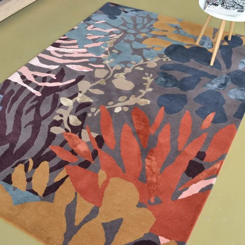 Petal Weave Foliage Hand-Tufted Rug Rugverse
